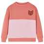 Rosa Farbblock-Sweatshirt für Kinder 128 von , Kinder-T-Shirts - Ref: Foro24-14387, Preis: 11,14 €, Rabatt: %