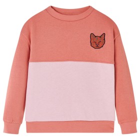 Rosa Farbblock-Sweatshirt für Kinder 128 von , Kinder-T-Shirts - Ref: Foro24-14387, Preis: 11,99 €, Rabatt: %