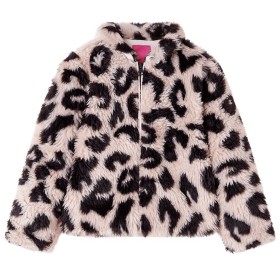 Light pink synthetic fur children's coat 128 by , Children's outerwear - Ref: Foro24-14457, Price: 18,30 €, Discount: %