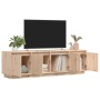 Solid pine wood TV cabinet 156x37x45 cm by , TV Furniture - Ref: Foro24-840156, Price: 135,08 €, Discount: %