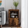 Sideboard with LED lights smoked oak engineered wood by , Lockers and storage cabinets - Ref: Foro24-836638, Price: 56,83 €, ...