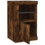 Sideboard with LED lights smoked oak engineered wood by , Lockers and storage cabinets - Ref: Foro24-836638, Price: 56,99 €, ...