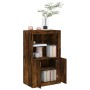 Sideboard with LED lights smoked oak engineered wood by , Lockers and storage cabinets - Ref: Foro24-836627, Price: 99,80 €, ...