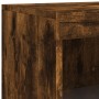 Sideboard with LED lights smoked oak engineered wood by , Lockers and storage cabinets - Ref: Foro24-836627, Price: 99,80 €, ...