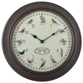 Esschert Design Uhr mit Vogelstimmen von Esschert Design, Wanduhren - Ref: Foro24-428846, Preis: 22,71 €, Rabatt: %