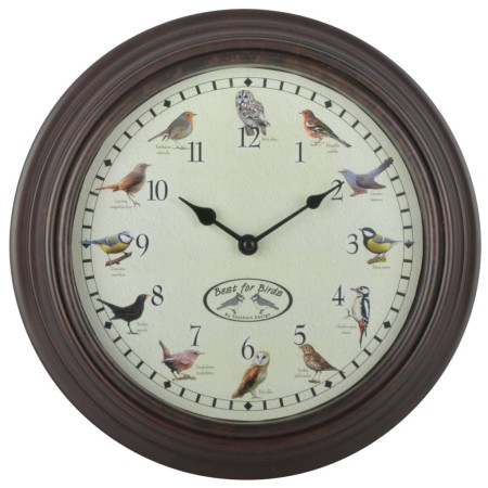 Esschert Design Reloj con sonidos de pájaros de Esschert Design, Relojes de pared - Ref: Foro24-428846, Precio: 22,71 €, Desc...