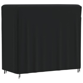 Woodshed cover Oxford 420D black 122x61x106 cm by , Garden furniture covers - Ref: Foro24-359675, Price: 31,99 €, Discount: %