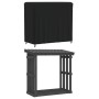 Cubierta para leñero Oxford 420D negro 122x61x106 cm de , Fundas para muebles de jardín - Ref: Foro24-359675, Precio: 28,54 €...