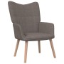 Sillón de relax de tela gris taupe de , Sillones - Ref: Foro24-327928, Precio: 107,50 €, Descuento: %