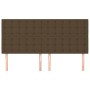 Headboards 4 units of dark brown fabric 90x5x78/88 cm by , Headboards and footboards - Ref: Foro24-3116783, Price: 107,99 €, ...