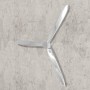 Propeller for the wall silver aluminum 70 cm by , Figures, sculptures and statues - Ref: Foro24-243517, Price: 48,61 €, Disco...