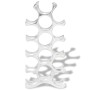 Wine rack for 15 silver aluminum bottles by , Wine racks - Ref: Foro24-242331, Price: 44,99 €, Discount: %