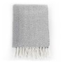 Gray cotton herringbone blanket 160x210 cm by vidaXL, Blankets - Ref: Foro24-245319, Price: 21,67 €, Discount: %