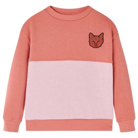 Rosa Farbblock-Sweatshirt für Kinder 92 von , Kinder-T-Shirts - Ref: Foro24-14384, Preis: 11,99 €, Rabatt: %