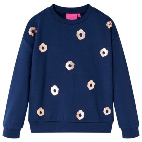 Navy blue children's sweatshirt 116 by , Kids T-shirts - Ref: Foro24-13666, Price: 12,99 €, Discount: %