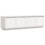 Solid white pine wood TV cabinet 156x37x45 cm by , TV Furniture - Ref: Foro24-840157, Price: 120,99 €, Discount: %