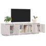 Solid white pine wood TV cabinet 156x37x45 cm by , TV Furniture - Ref: Foro24-840157, Price: 120,99 €, Discount: %