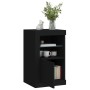 Black engineered wood sideboard with LED lights by , Lockers and storage cabinets - Ref: Foro24-836632, Price: 65,28 €, Disco...