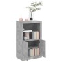 Sideboard with LED lights concrete gray engineered wood by , Lockers and storage cabinets - Ref: Foro24-836626, Price: 89,30 ...