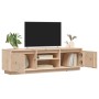 Solid pine wood TV cabinet 140x35x40 cm by , TV Furniture - Ref: Foro24-840412, Price: 99,78 €, Discount: %