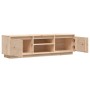 Solid pine wood TV cabinet 140x35x40 cm by , TV Furniture - Ref: Foro24-840412, Price: 99,78 €, Discount: %