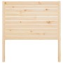 Solid pine wood bed headboard 81x4x100 cm by , Headboards and footboards - Ref: Foro24-818995, Price: 55,30 €, Discount: %