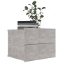 Bedside tables 2 pcs concrete gray plywood 40x30x30cm by vidaXL, Nightstands - Ref: Foro24-801062, Price: 79,65 €, Discount: %