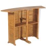 Solid teak wood folding bar table 155x53x105 cm by vidaXL, Garden tables - Ref: Foro24-43804, Price: 388,83 €, Discount: %