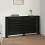 Solid black pine wood radiator cover 153x19x84 cm by , Accessories for heating radiators - Ref: Foro24-822605, Price: 106,03 ...