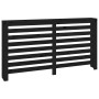 Solid black pine wood radiator cover 153x19x84 cm by , Accessories for heating radiators - Ref: Foro24-822605, Price: 106,03 ...