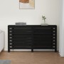 Heizkörperabdeckung Kiefernholz massiv schwarz 153x19x84 cm von , Zubehör für Heizkörper - Ref: Foro24-822605, Preis: 106,03 ...