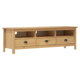 Mueble de TV Hill madera maciza pino marrón miel 158x40x47 cm de , Muebles TV - Ref: Foro24-288927, Precio: 119,03 €, Descuen...