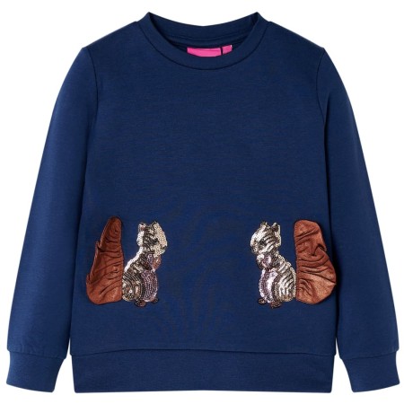 Sudadera infantil azul marino 116 de , Camisetas para niños - Ref: Foro24-14161, Precio: 11,99 €, Descuento: %