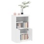 Sideboard with white engineered wood and LED lights by , Lockers and storage cabinets - Ref: Foro24-836623, Price: 100,84 €, ...