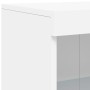 Sideboard with white engineered wood and LED lights by , Lockers and storage cabinets - Ref: Foro24-836623, Price: 100,84 €, ...