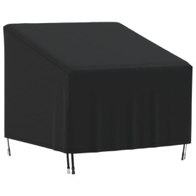 Cubierta para silla de jardín Oxford 420D negro 90x90x50/75 cm de , Fundas para muebles de jardín - Ref: Foro24-359667, Preci...