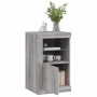 Sideboard with LED lights in Sonoma gray engineered wood by , Lockers and storage cabinets - Ref: Foro24-836640, Price: 58,54...