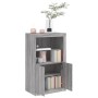 Sideboard with LED lights in Sonoma gray engineered wood by , Lockers and storage cabinets - Ref: Foro24-836628, Price: 96,76...