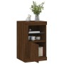 Sideboard with LED lights, engineered wood in brown oak. by , Lockers and storage cabinets - Ref: Foro24-836642, Price: 58,38...