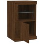 Sideboard with LED lights, engineered wood in brown oak. by , Lockers and storage cabinets - Ref: Foro24-836642, Price: 58,38...