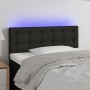 Cabecero con LED de tela negro 100x5x78/88 cm de , Cabeceros y pies de cama - Ref: Foro24-3122038, Precio: 47,88 €, Descuento: %