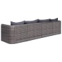 4-piece garden sofa set and gray synthetic rattan cushions by vidaXL, Outdoor sofas - Ref: Foro24-44164, Price: 361,52 €, Dis...