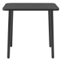 Garden bistro table and chairs 3 pieces dark gray steel by vidaXL, Garden sets - Ref: Foro24-44261, Price: 232,48 €, Discount: %