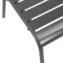 Garden bistro table and chairs 3 pieces dark gray steel by vidaXL, Garden sets - Ref: Foro24-44261, Price: 232,48 €, Discount: %