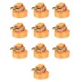 Correas de sujeción de trinquete 10 uds 1T 6mx38mm naranja de vidaXL, Correas de amarre - Ref: Foro24-142661, Precio: 101,33 ...