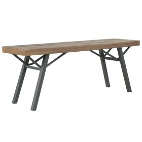 Solid acacia wood garden bench 120 cm by vidaXL, garden benches - Ref: Foro24-44252, Price: 90,39 €, Discount: %