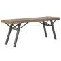 Solid acacia wood garden bench 120 cm by vidaXL, garden benches - Ref: Foro24-44252, Price: 90,99 €, Discount: %