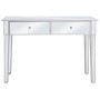 Mesa consola de espejo de MDF y vidrio 106,5x38x76,5 de vidaXL, Mesas auxiliares - Ref: Foro24-246660, Precio: 197,99 €, Desc...