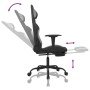 Massage gaming chair with footrest in black and light gray fabric by , Gaming chairs - Ref: Foro24-345481, Price: 138,80 €, D...