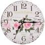 Vintage-Wanduhr mit Blumen 30 cm von vidaXL, Wanduhren - Ref: Foro24-50625, Preis: 14,99 €, Rabatt: %